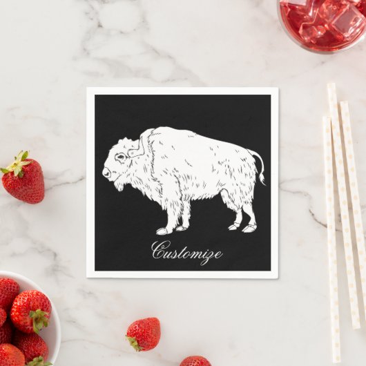 Serviette En Papier White Buffalo Thunder_cove (En situation)