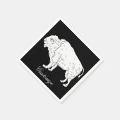 Serviette En Papier White Buffalo Thunder_cove (Coin)
