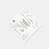 Serviette En Papier White Mathematics Graduate Class of Graduation (Coin)