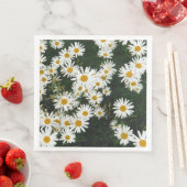 Serviette En Papier White Oxeye Daisy Meadow (En situation)