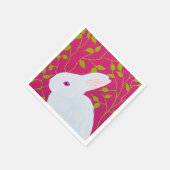 Serviette En Papier white rabbit (Coin)