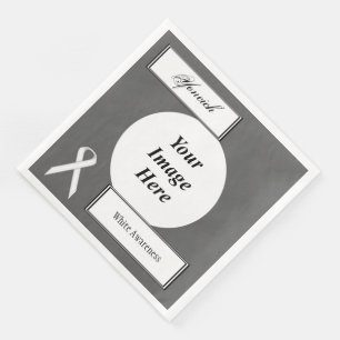 Serviette En Papier White Standard Ribbon Modèle par Kenneth Yoncich