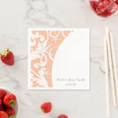 Serviette En Papier White Starfish Coral Beach Mariage élégant (En situation)