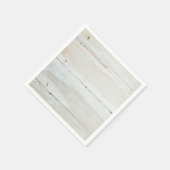 Serviette En Papier White Woodgrain (Coin)