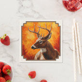 Serviette En Papier Whitetail Deer (En situation)
