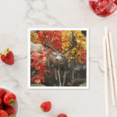 Serviette En Papier Whitetail En Automne (En situation)