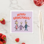 Serviette En Papier Whos Holding Hands Merry Grinchmas (En situation)