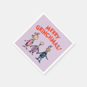 Serviette En Papier Whos Holding Hands Merry Grinchmas (Coin)