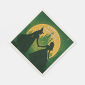 Serviette En Papier Wicked Baby Shower Napkins- Elphaba & Glinda Party (Coin)
