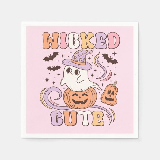 Serviette En Papier Wicked Cute Halloween (Devant)