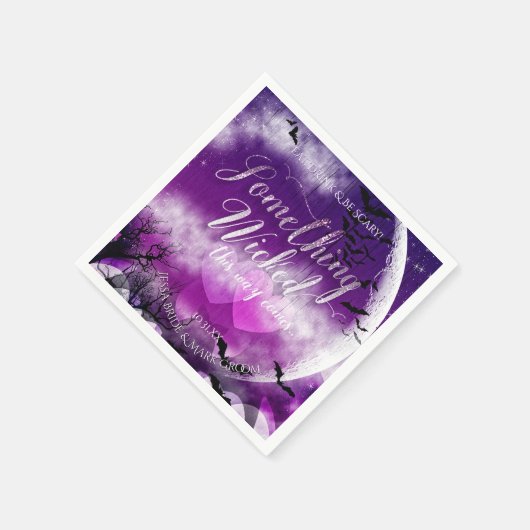 Serviette En Papier Wicked Fun Halloween Loon Moon Mariage (Coin)