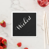 Serviette En Papier Wicked Halloween Napkin (En situation)