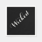Serviette En Papier Wicked Halloween Napkin (Devant)