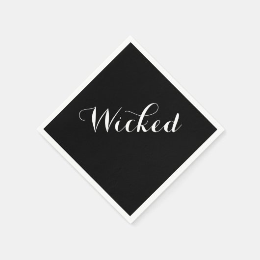 Serviette En Papier Wicked Halloween Napkin (Coin)