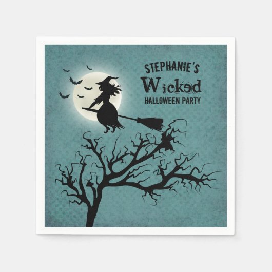 Serviette En Papier Wicked Witch (Devant)