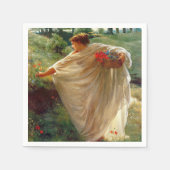 Serviette En Papier Wild Blossoms (par Edward Poynter) (Devant)