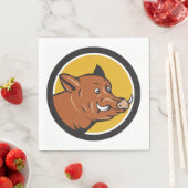 Serviette En Papier Wild Boar (En situation)