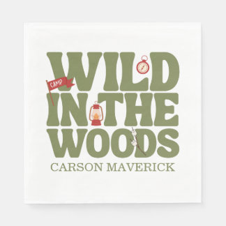 Serviette En Papier Wild In The Woods Kids Birthday
