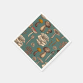 Serviette En Papier Wild Mushrooms (Coin)