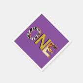 Serviette En Papier Wild One 1er anniversaire de fête Safari (Coin)