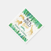 Serviette En Papier Wild One Boys Première fête d'anniversaire (Coin)