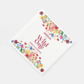 Serviette En Papier Wild One Fleur sauvage 1er anniversaire (Coin)