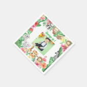Serviette En Papier Wild One Jungle Safari Thème 1er anniversaire fête (Coin)