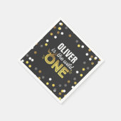 Serviette En Papier Wild One Party Napkin Modern Wild One Party (Coin)