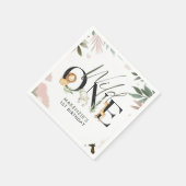 Serviette En Papier Wild One Safari 1ère fête d'anniversaire (Coin)