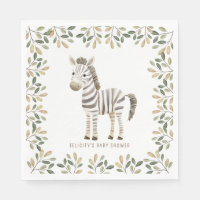 Wild One Safari Animaux Baby shower neutre