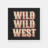 Serviette En Papier Wild Wild West (Devant)