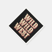 Serviette En Papier Wild Wild West (Coin)