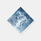 Serviette En Papier Wildcat dans la neige (Coin)