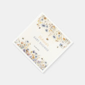 Serviette En Papier Wildflower Baby Shower Spring (Coin)