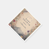 Serviette En Papier Wildflower Mountain Baby Shower (Coin)