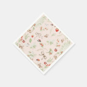Serviette En Papier Wildflower Strawberry Butterfly (Coin)
