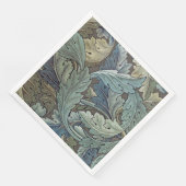 Serviette En Papier William Morris Acanthus Sage Fleur Floral Botaniqu (Coin)