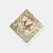 Serviette En Papier William Morris Antique Honeysuckle Floral Classic (Coin)