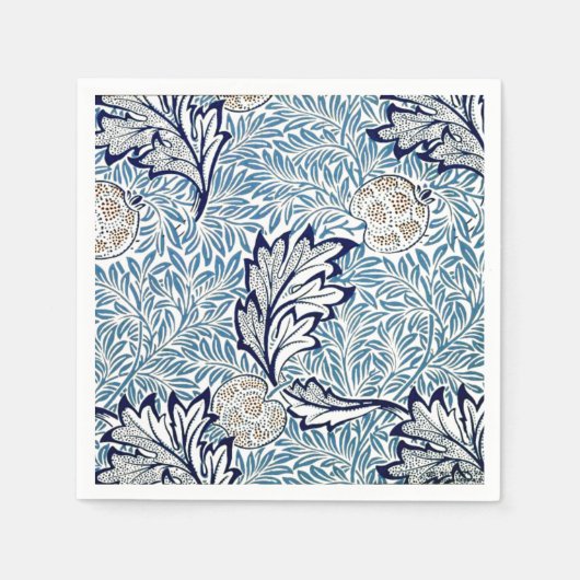 Serviette En Papier William Morris, Apple, (Devant)