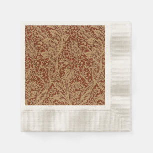 Serviette En Papier William Morris Arcadia Floral Garden Fleur Classiq