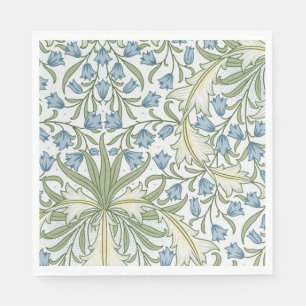 Serviette En Papier William Morris - Art Nouveau Bleu Bellflowers