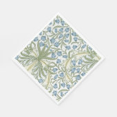 Serviette En Papier William Morris - Art Nouveau Campanules (Coin)