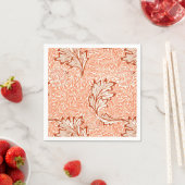 Serviette En Papier William Morris Botanical Apple Design (En situation)