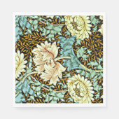 Serviette En Papier William Morris - Chrysanthemum Pastels (Devant)