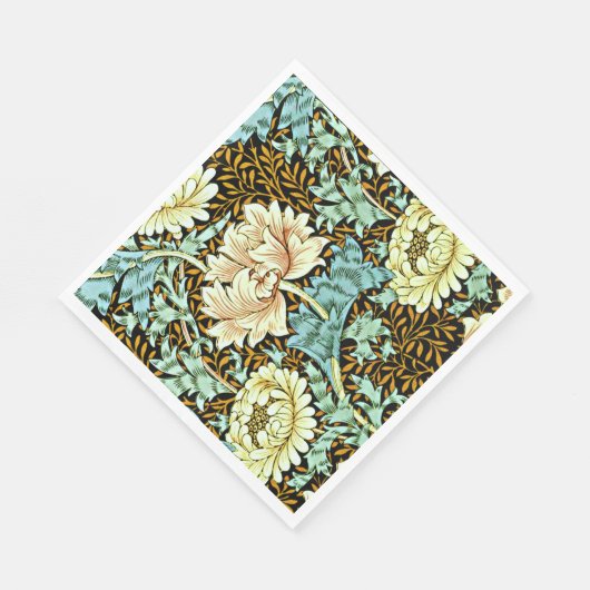 Serviette En Papier William Morris - Chrysanthemum Pastels (Coin)