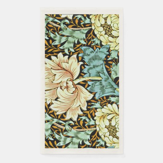 Serviette En Papier William Morris - Chrysanthemum Pastels (Devant)
