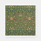 Serviette En Papier William Morris - Columbine, dark green, (Devant)