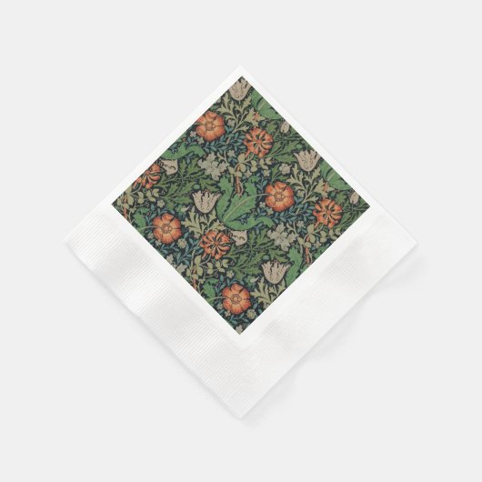 Serviette En Papier William Morris Compton Fond d'écran classique (Coin)