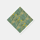 Serviette En Papier William Morris Daffodil Motif Floral Classique (Coin)