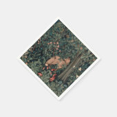 Serviette En Papier William Morris Faune sauvage Fox (Coin)